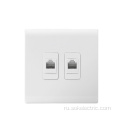 Популярные электрические розетки 2Gang RJ11 TEL Socket Outlets